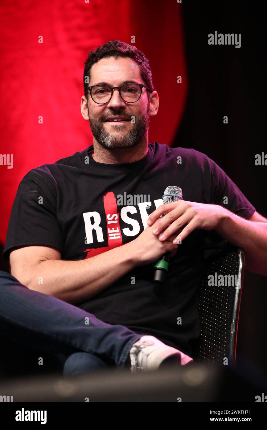 Tom Ellis ( serie Lucifer - Lucifer Morningstar ) partecipa al Magic con 2019, 28.04.19, Maritim Hotel Bonn / Bad Godesberg, Foto Stock