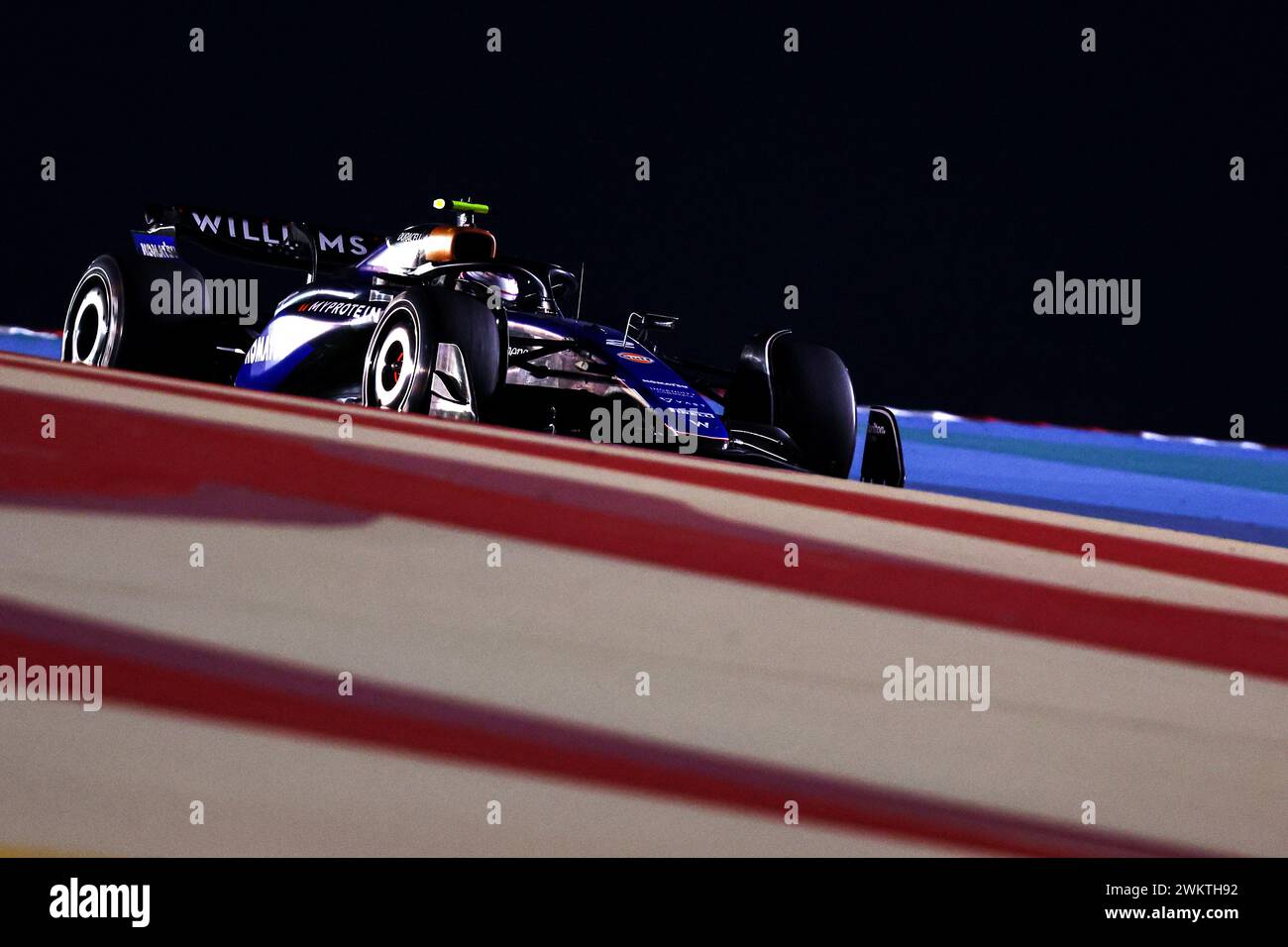 Sakhir, Bahrein. 22 febbraio 2024. Logan Sargeant (USA) Williams Racing FW46. 22.02.2024. Formula 1 test, Sakhir, Bahrein, giorno due. Il credito fotografico dovrebbe essere: XPB/Alamy Live News. Foto Stock