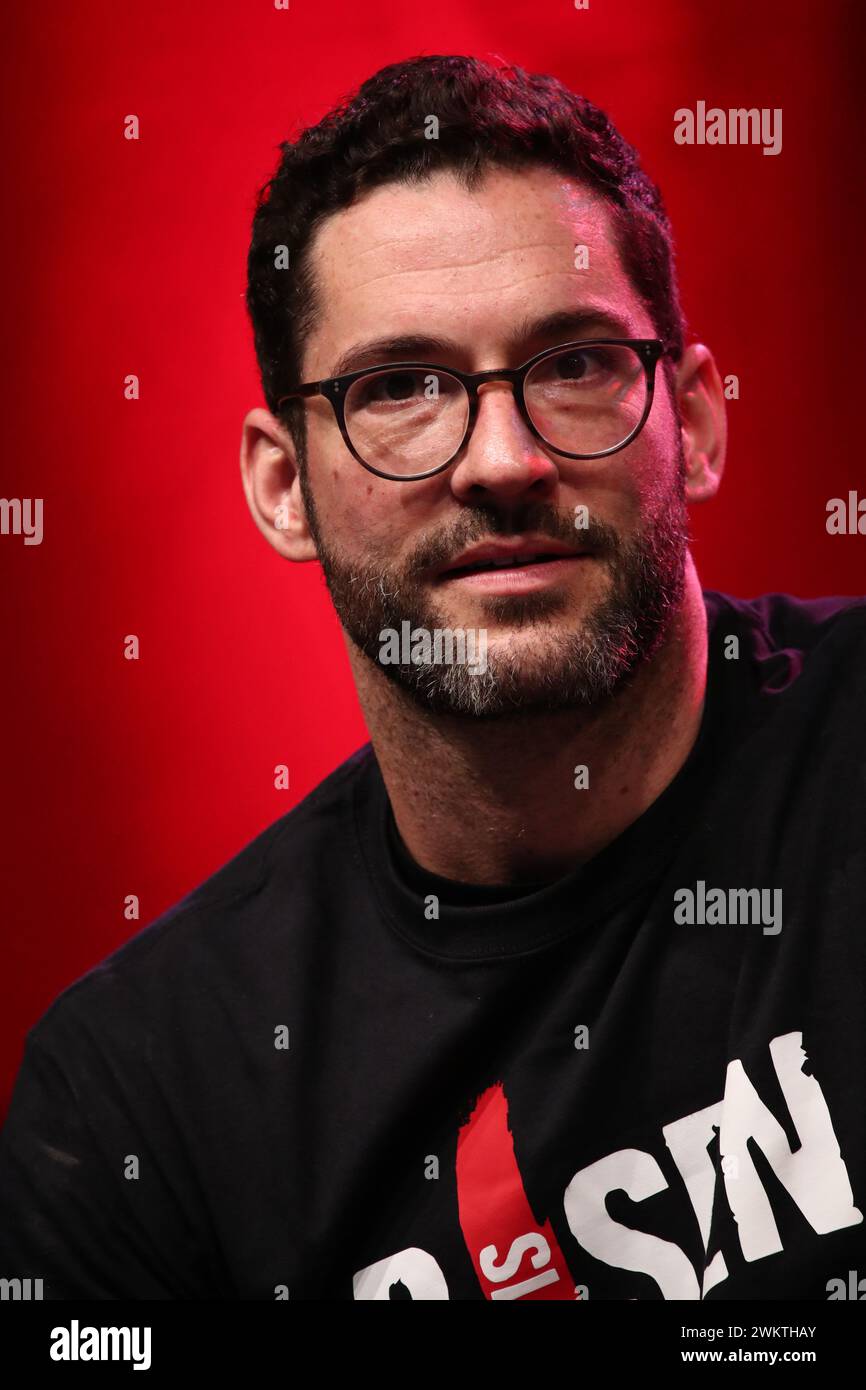 Tom Ellis ( serie Lucifer - Lucifer Morningstar ) partecipa al Magic con 2019, 28.04.19, Maritim Hotel Bonn / Bad Godesberg, Foto Stock