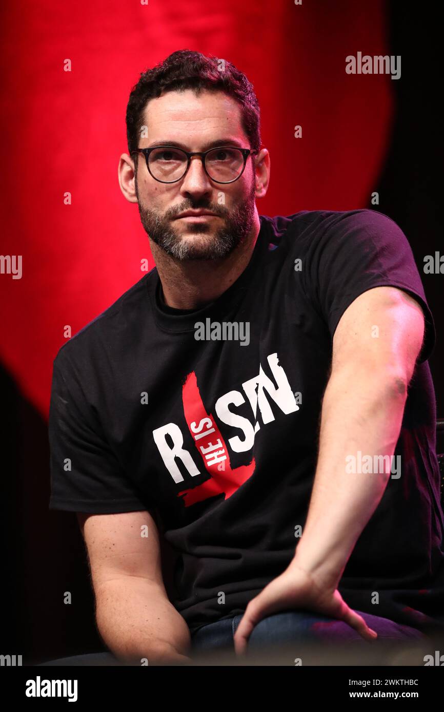 Tom Ellis ( serie Lucifer - Lucifer Morningstar ) partecipa al Magic con 2019, 28.04.19, Maritim Hotel Bonn / Bad Godesberg, Foto Stock