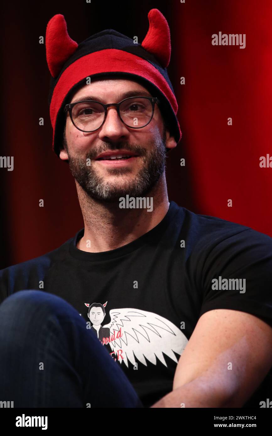 Tom Ellis ( serie Lucifer - Lucifer Morningstar ) partecipa al Magic con 2019, 28.04.19, Maritim Hotel Bonn / Bad Godesberg, Foto Stock