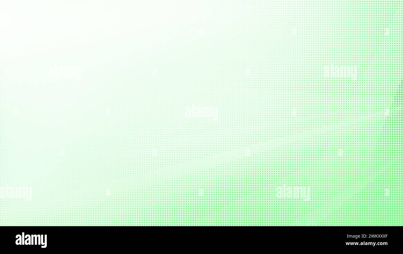 Motivo di mezzitoni verde chiaro astratto su bianco con spazio di copia. Sfondo tratteggiato per modello, brochure, biglietto da visita, pagina Web, ecc. risoluzione 4k. Foto Stock