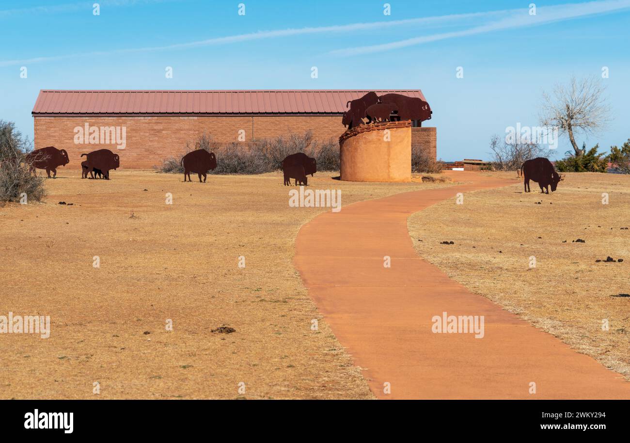 Caprock Canyons State Park, sul margine orientale del Llano Estacado nella contea di Briscoe, Texas, Stati Uniti Foto Stock