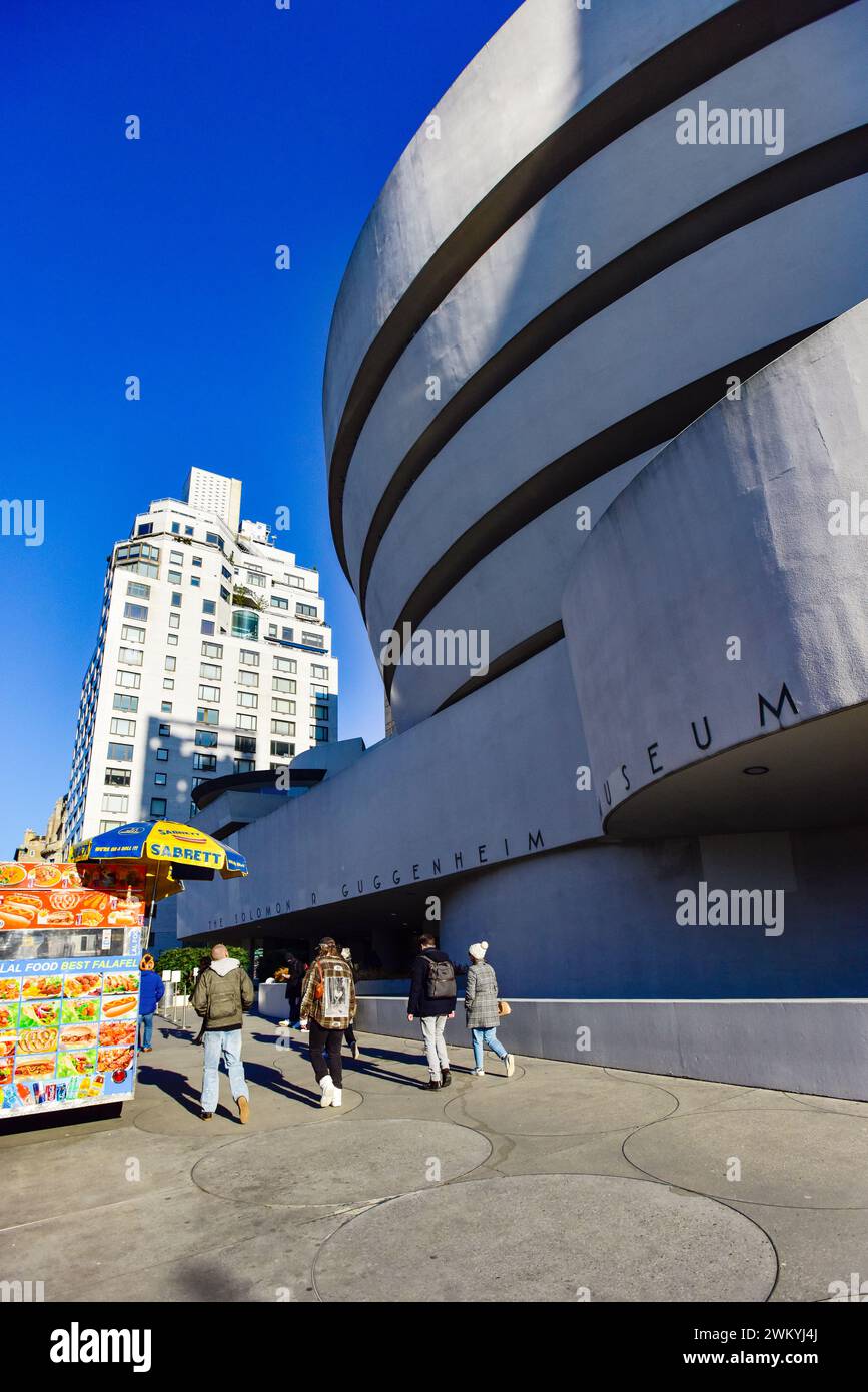 Esterno del Museo Guggenheim Foto Stock