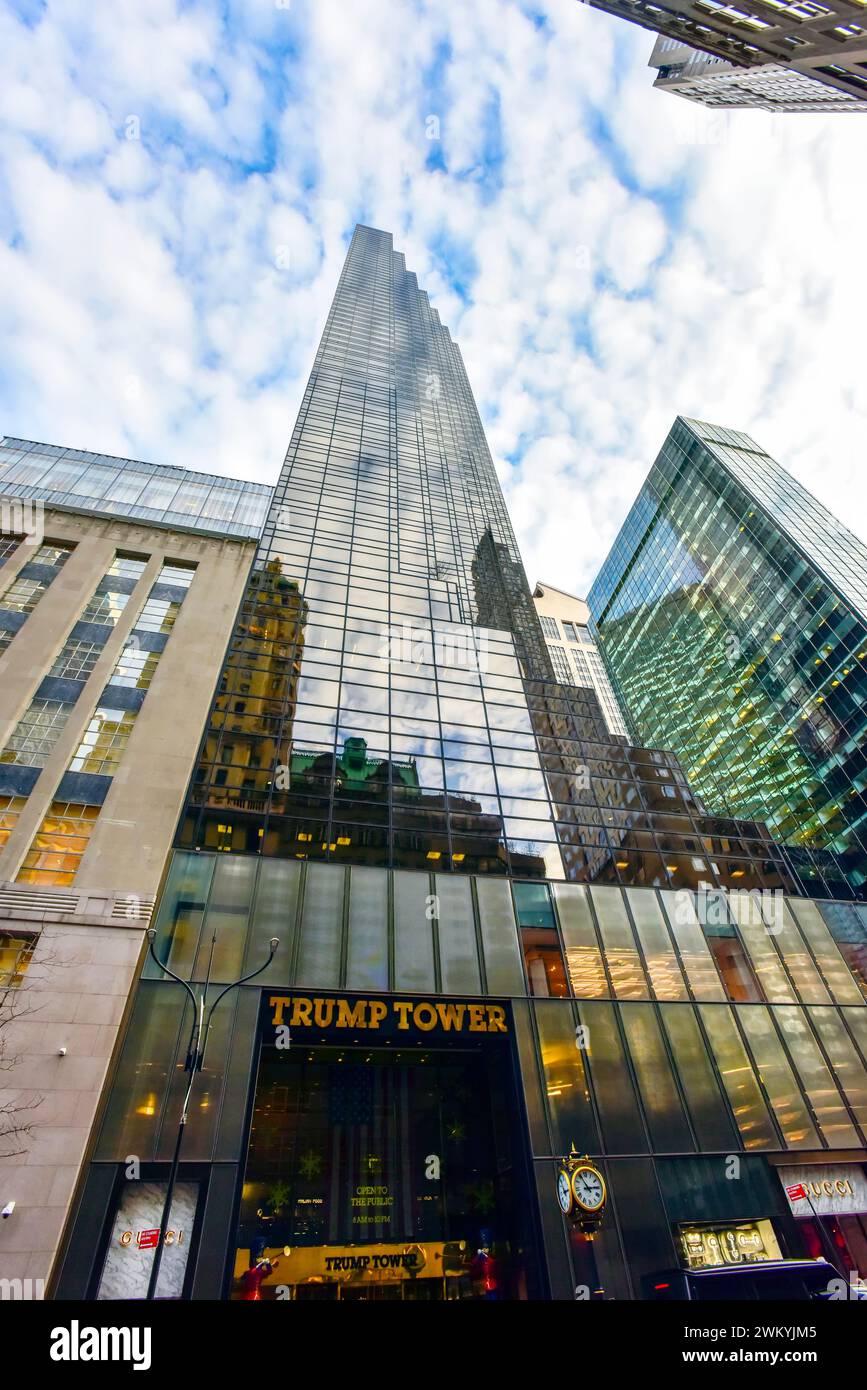 Trump Tower a New York City Foto Stock
