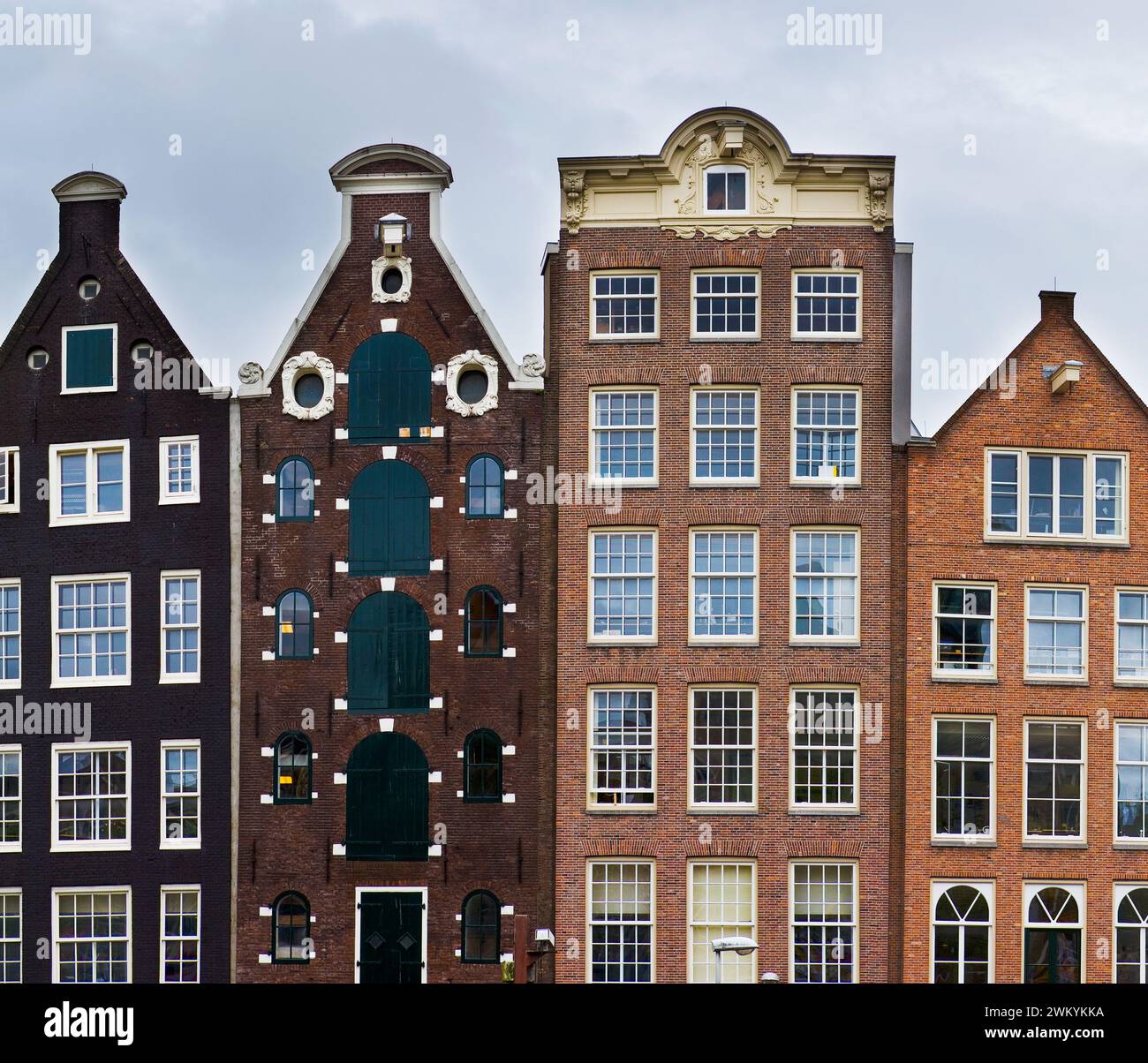 Edifici di Amsterdam, Paesi Bassi Foto Stock