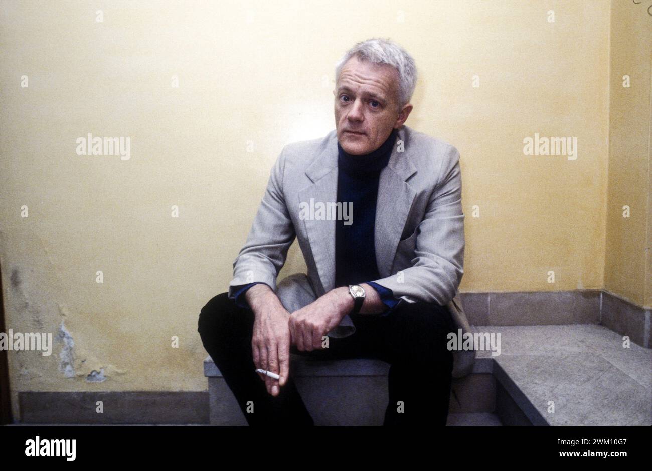 3824171 Robert David MacDonald; (add.info.: Venezia, 1980. Drammaturgo e regista teatrale britannico Robert David MacDonald / Venezia, 1980. Il rammaturgo e regista teatrale inglese Robert David MacDonald); © Marcello Mencarini. Tutti i diritti riservati 2024. Foto Stock