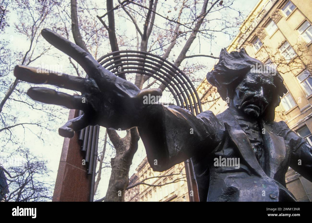 3827853 Budapest 1989; (add.info.: BUDAPEST, Monumento a Francesco / BUDAPEST, monumento a Ferenc Liszt); © Marcello Mencarini. Tutti i diritti riservati 2024. Foto Stock