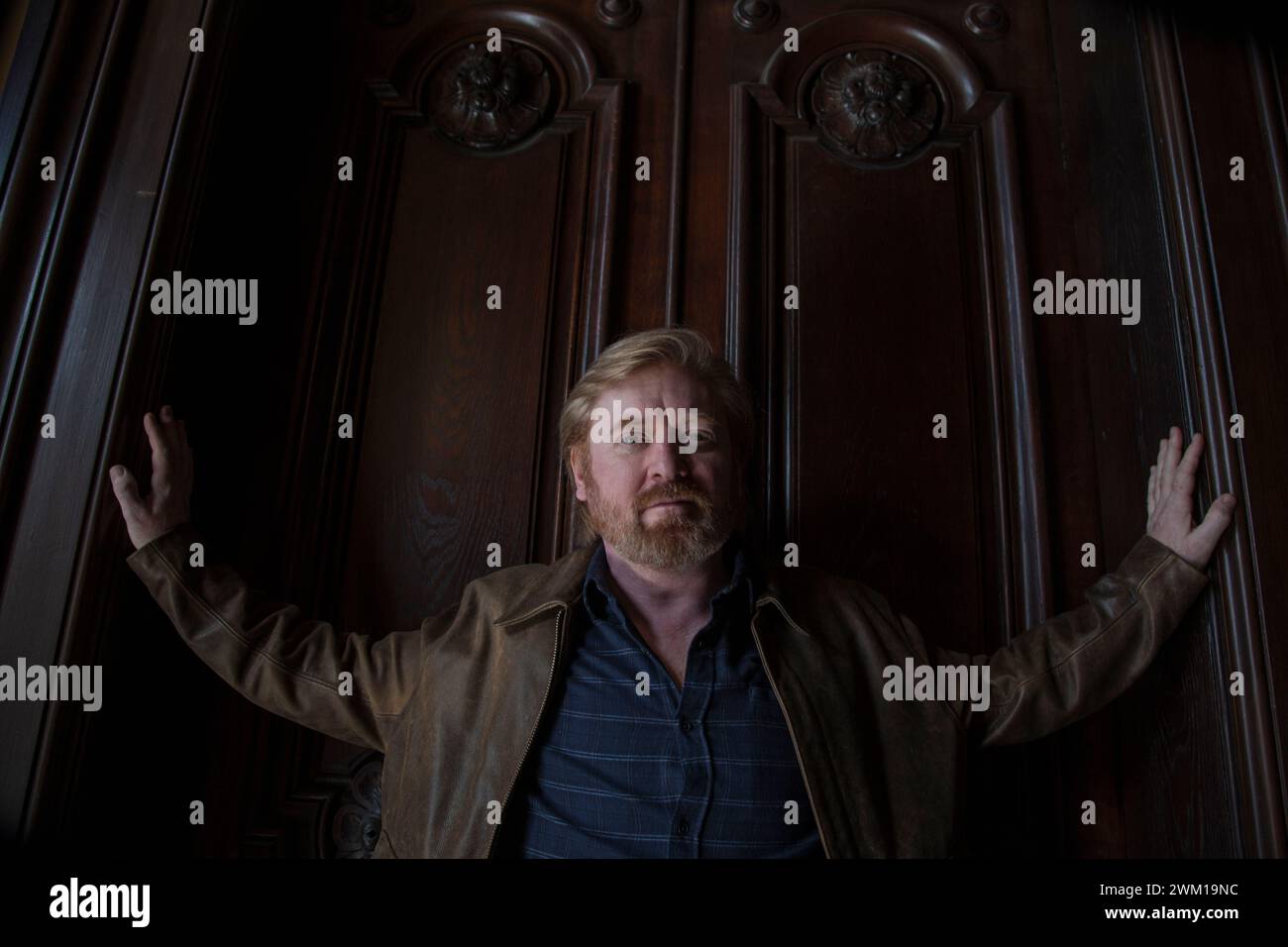 4065807 Lione, Quais du Polar 2017. Scrittore britannico di thriller J.R. Ellory (foto); (add.info.: Lione; Lione, Francia; Francia, Palais de la BourseQuais du Polar 2017 Lione, Quais du Polar 2017. Lo scrittore inglese di thriller J.R. Ellory); © Marcello Mencarini. Tutti i diritti riservati 2024. Foto Stock