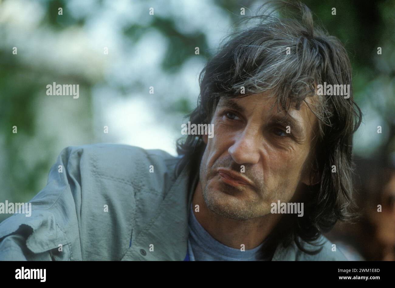 4067857 Lido di Venezia, Mostra del Cinema di Venezia 1988. Il regista britannico Andrew Birkin, in concorso con il film "Burning Secret" (foto); (add.info.: Lido di Venezia, Lido di Venezia, Italia, Lido di Venezia, Mostra del Cinema di Venezia 1988, in concorso con il film "segreto ardente" (Bruciante segreto); © Marcello Mencarini. Tutti i diritti riservati 2024. Foto Stock