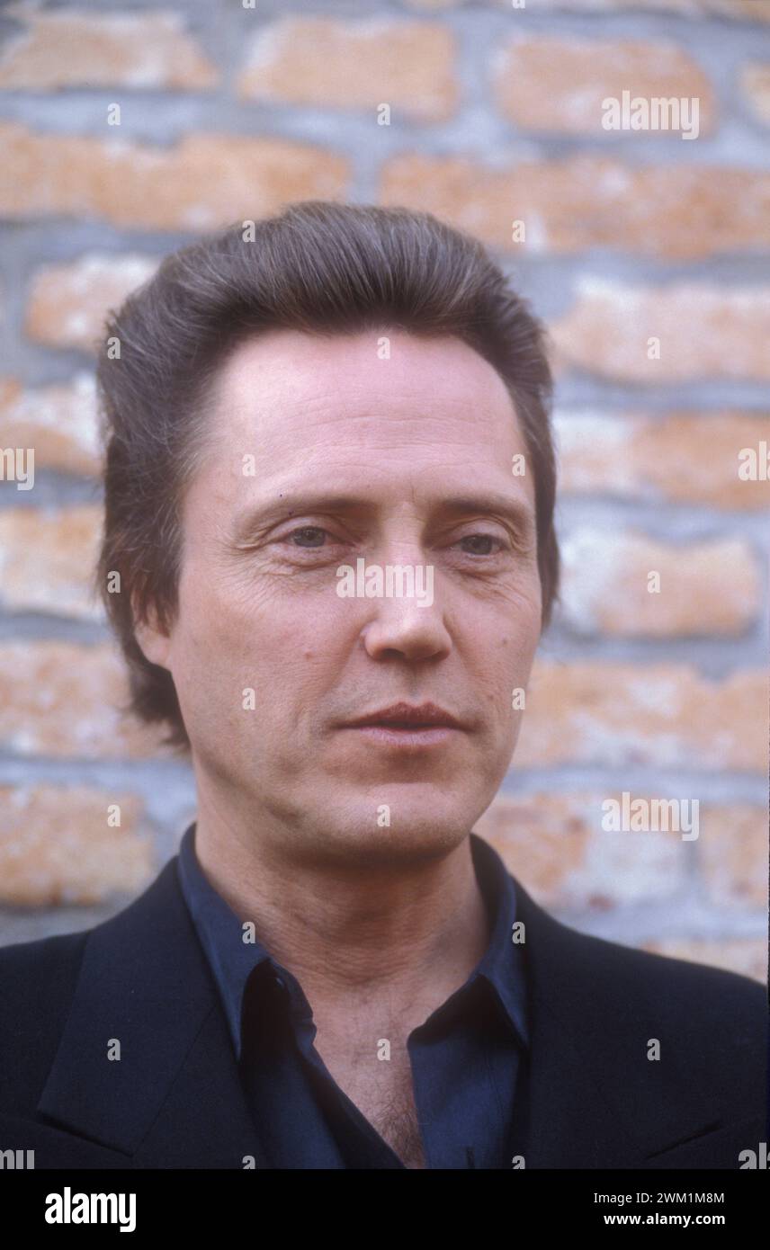 4070426 Lido di Venezia, Mostra del Cinema di Venezia 1989. Attore americano Christopher Walken (foto); (add.info.: Lido di Venezia; Lido di Venezia, Italia, Lido di Venezia, Mostra del Cinema di Venezia 1989. L'attore Christopher Walken); © Marcello Mencarini. Tutti i diritti riservati 2024. Foto Stock