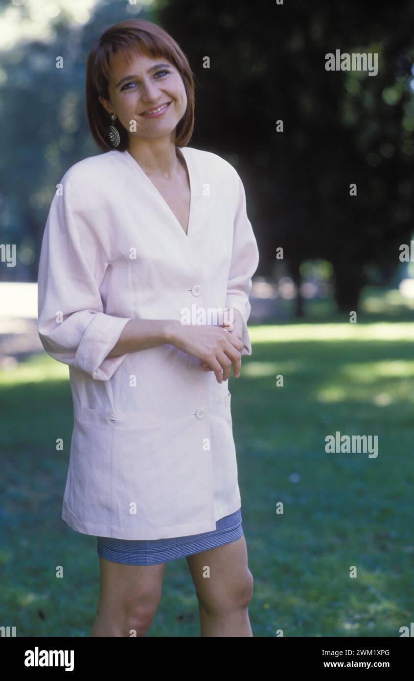 MME4743149 giornalista televisivo italiano Lilli Gruber, 1988/la giornalista Lilli Gruber, 1988 - (add.info.: giornalista televisivo italiano Lilli Gruber, 1988/la giornalista Lilli Gruber, 1988 -); © Marcello Mencarini. Tutti i diritti riservati 2024. Foto Stock
