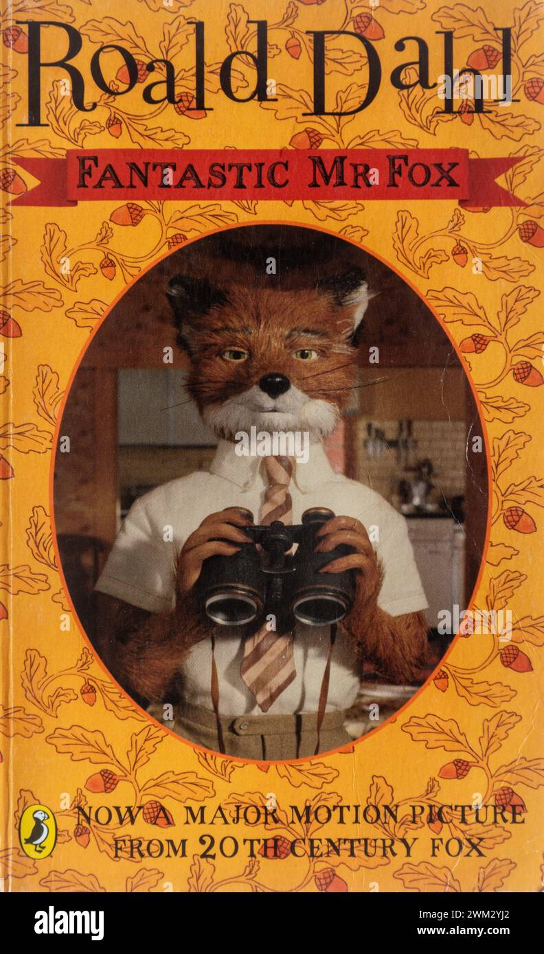 Fantastico libro per bambini Mr Fox dell'autore Roald Dahl Foto Stock