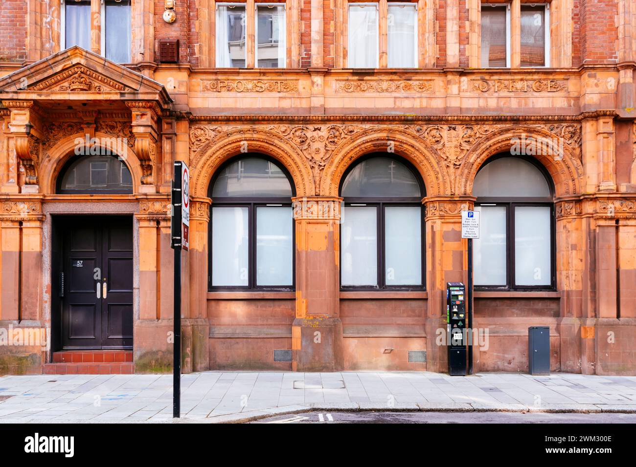 L'ex ufficio postale della città al 57 di High Street. Southampton, Hampshire, Inghilterra, Regno Unito, Regno Unito, Europa Foto Stock
