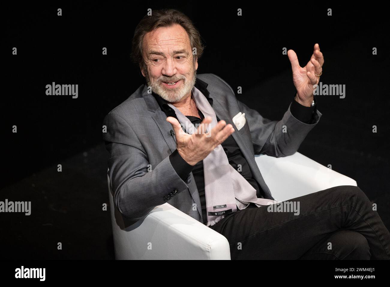 Lindsay ha ricevuto l'Aardman Slapstick Comedy Legend Award per i suoi ruoli in serie comiche televisive come My Family, Citizen Smith e G.B.H. di Alan Bleasdale e per le apparizioni cameo in una vasta gamma di spettacoli comici, tra cui Absolutely Fabulous, Extras, The Office e uno speciale di Victoria Wood. Foto Stock