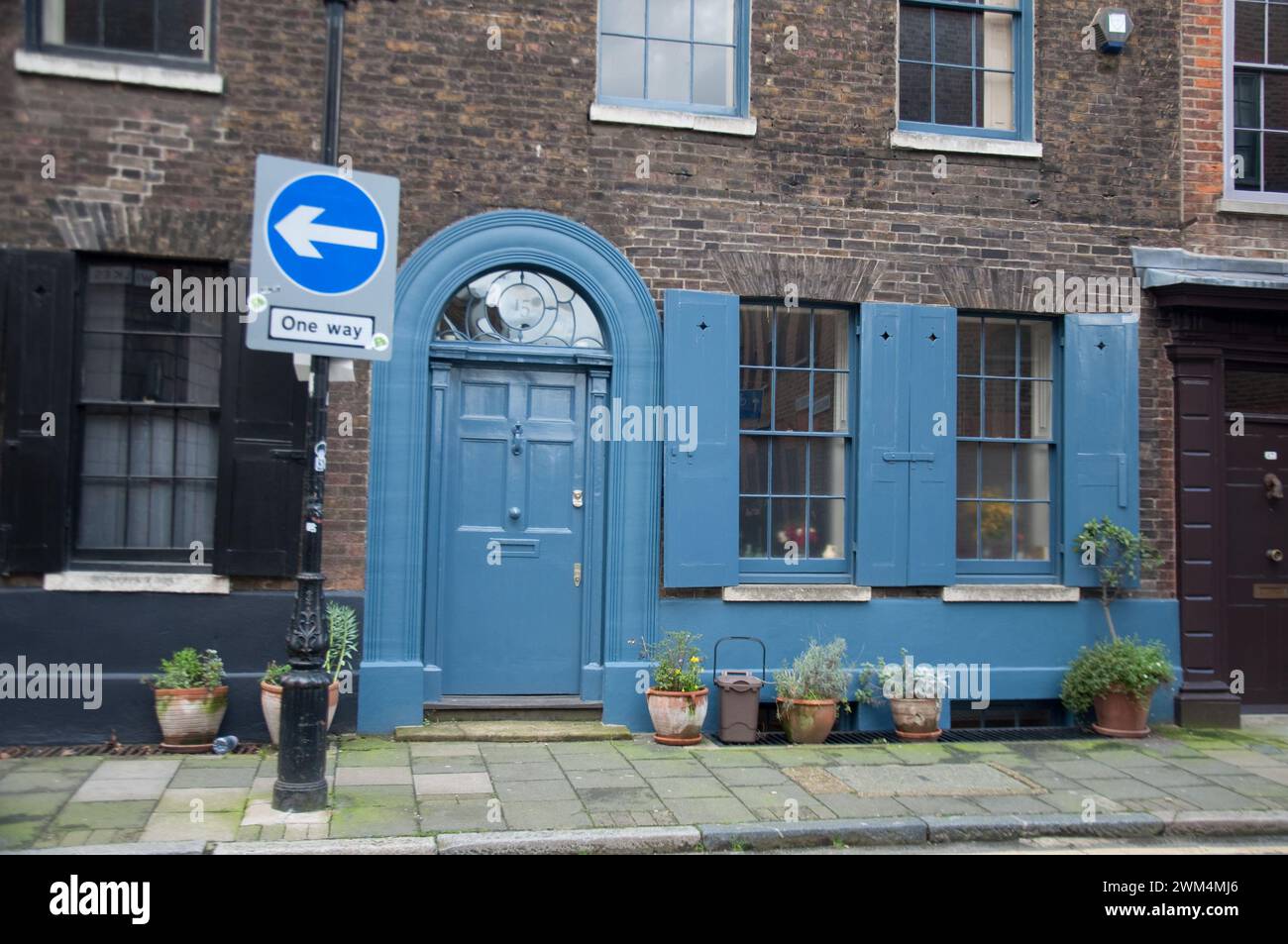 Fine Building, Wilkes Street, Spitalfields, East London, Londra, REGNO UNITO Foto Stock