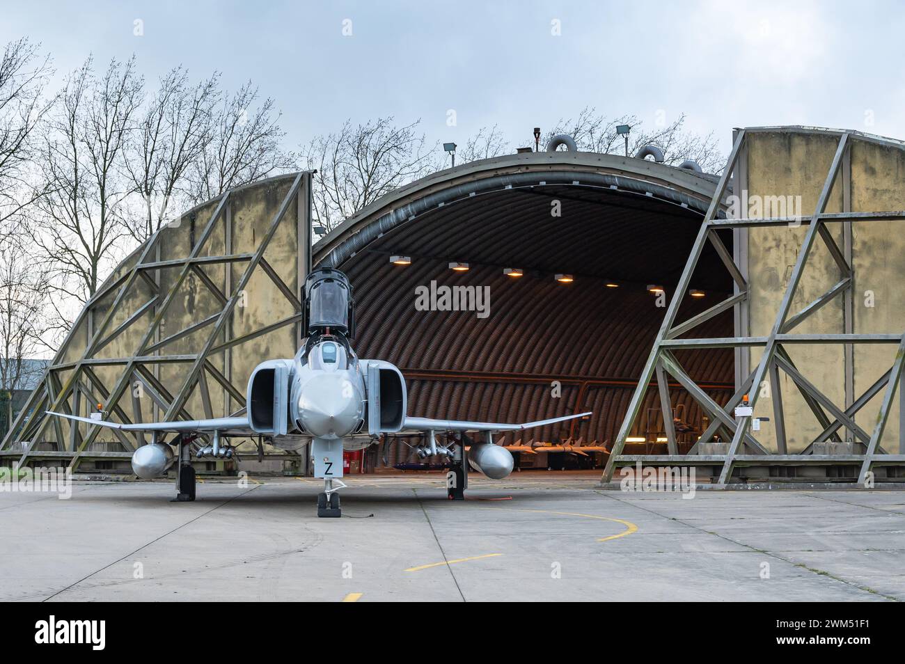 Un caccia d'assalto McDonnell Douglas Phantom FGR2 della Royal Air Force. Foto Stock