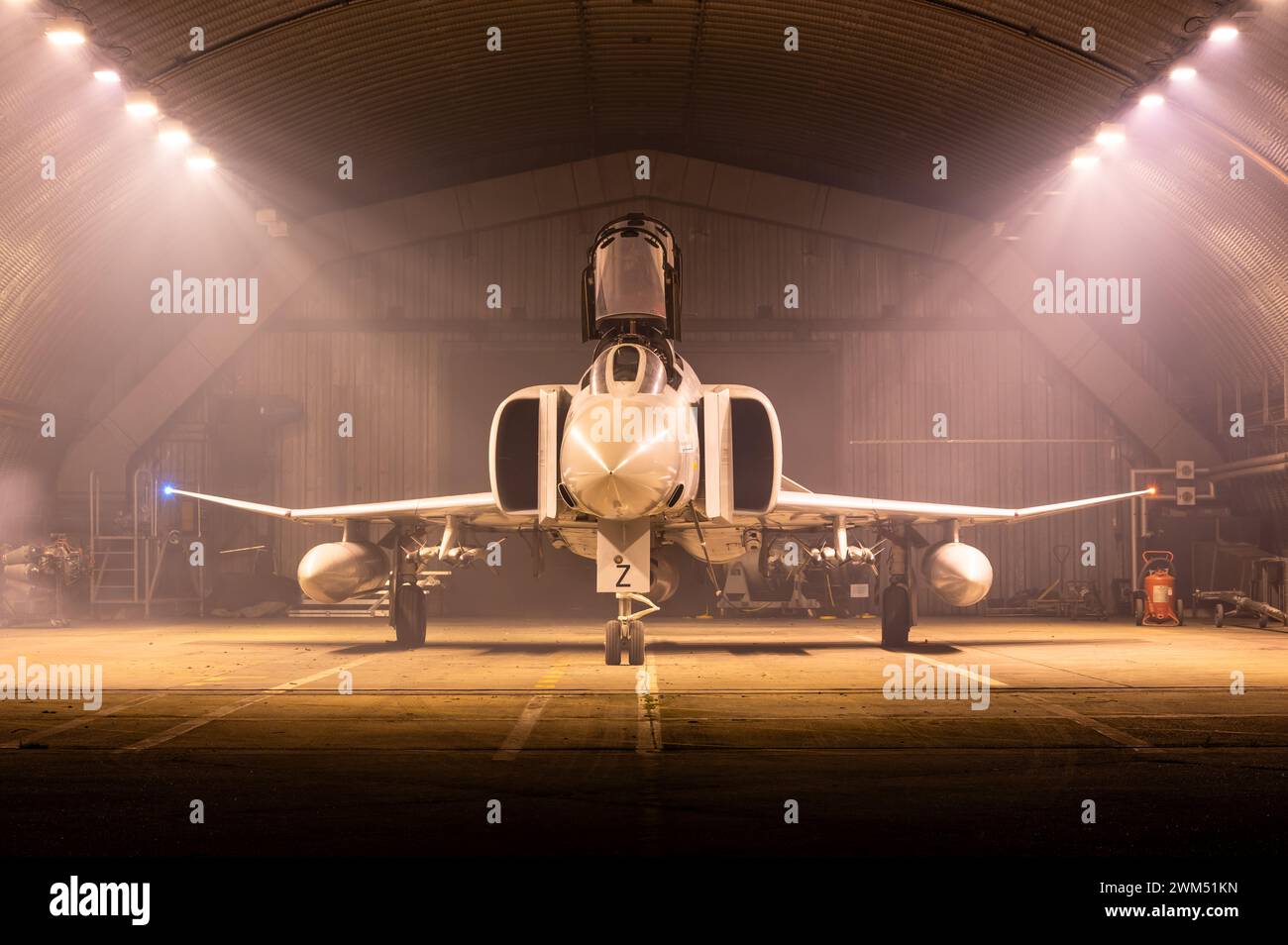 Un caccia d'assalto McDonnell Douglas Phantom FGR2 della Royal Air Force. Foto Stock