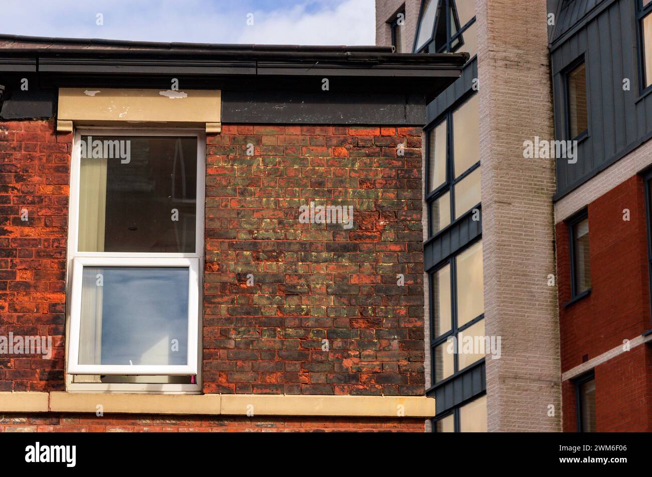 Segno fantasma. Corporation Street, Preston. Foto Stock