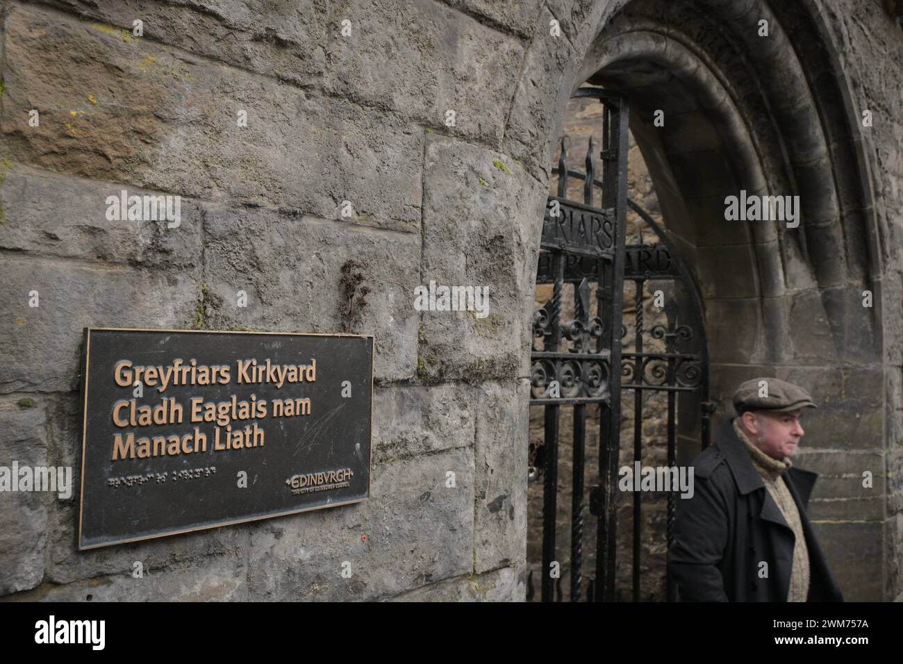 Edimburgo Scozia, Regno Unito {Days} febbraio 2024. Vista generale della chiesa di Grayfriars. credito sst/alamy notizie in diretta Foto Stock