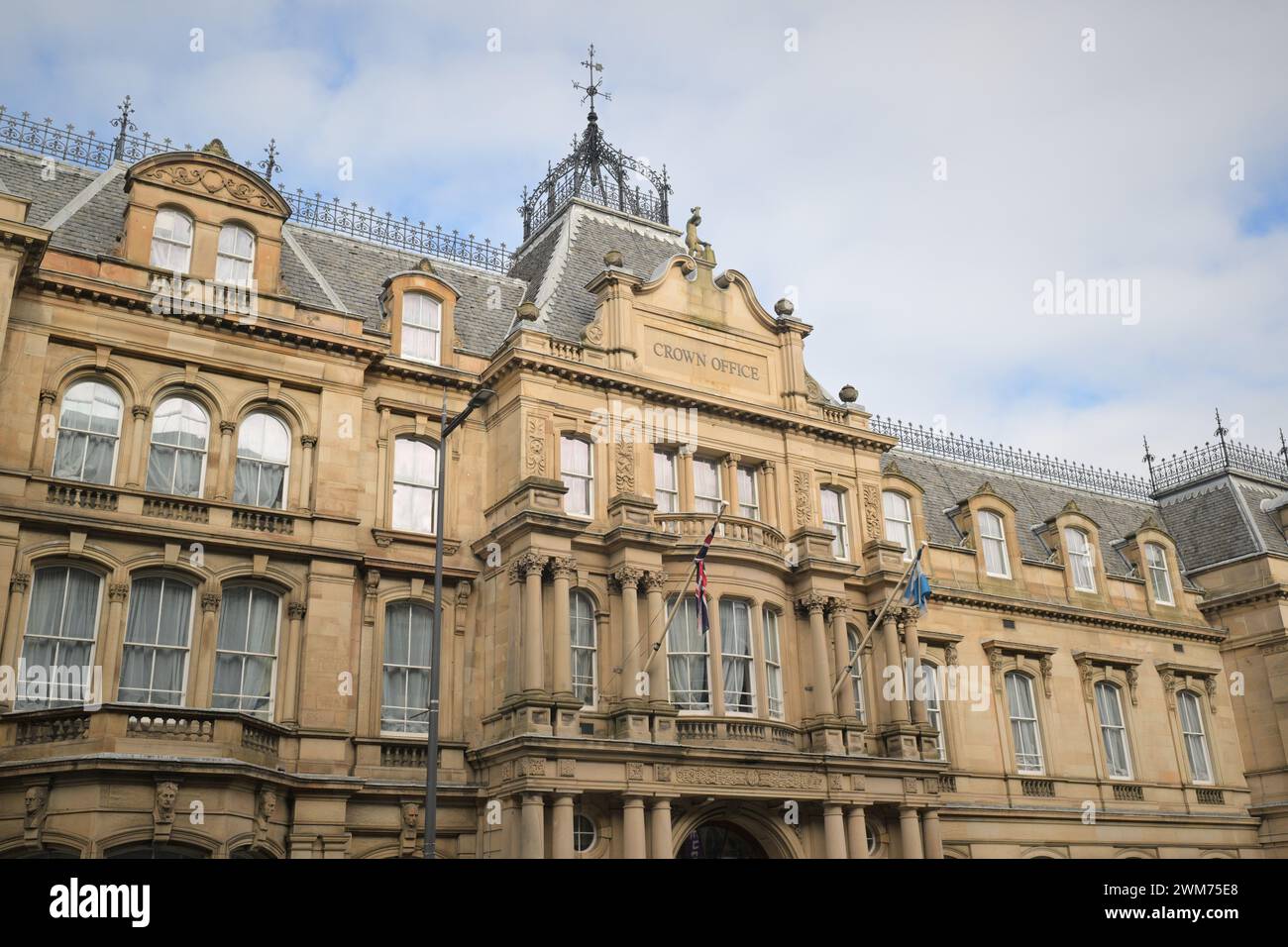 Edimburgo Scozia, Regno Unito {Days} febbraio 2024. Vista generale del Crown Office. credito sst/alamy notizie in diretta Foto Stock