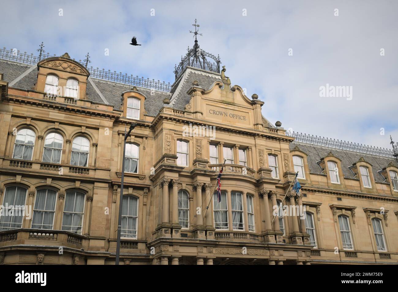 Edimburgo Scozia, Regno Unito {Days} febbraio 2024. Vista generale del Crown Office. credito sst/alamy notizie in diretta Foto Stock