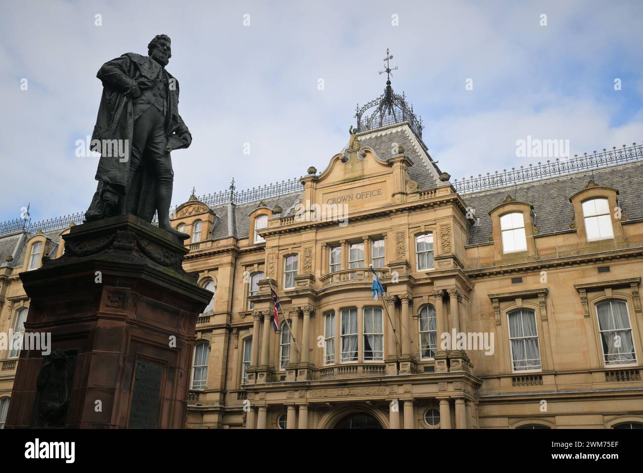Edimburgo Scozia, Regno Unito {Days} febbraio 2024. Vista generale del Crown Office. credito sst/alamy notizie in diretta Foto Stock