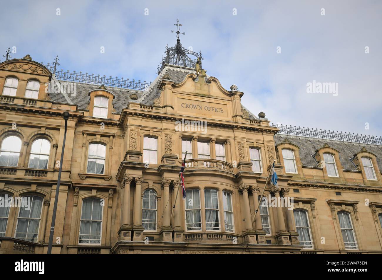 Edimburgo Scozia, Regno Unito {Days} febbraio 2024. Vista generale del Crown Office. credito sst/alamy notizie in diretta Foto Stock