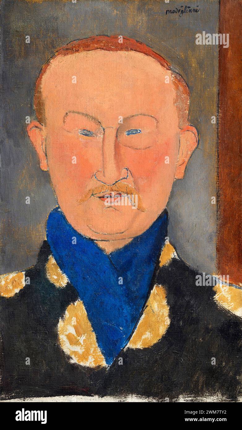 Léon Bakst. Amedeo Modigliani. 1917. Foto Stock