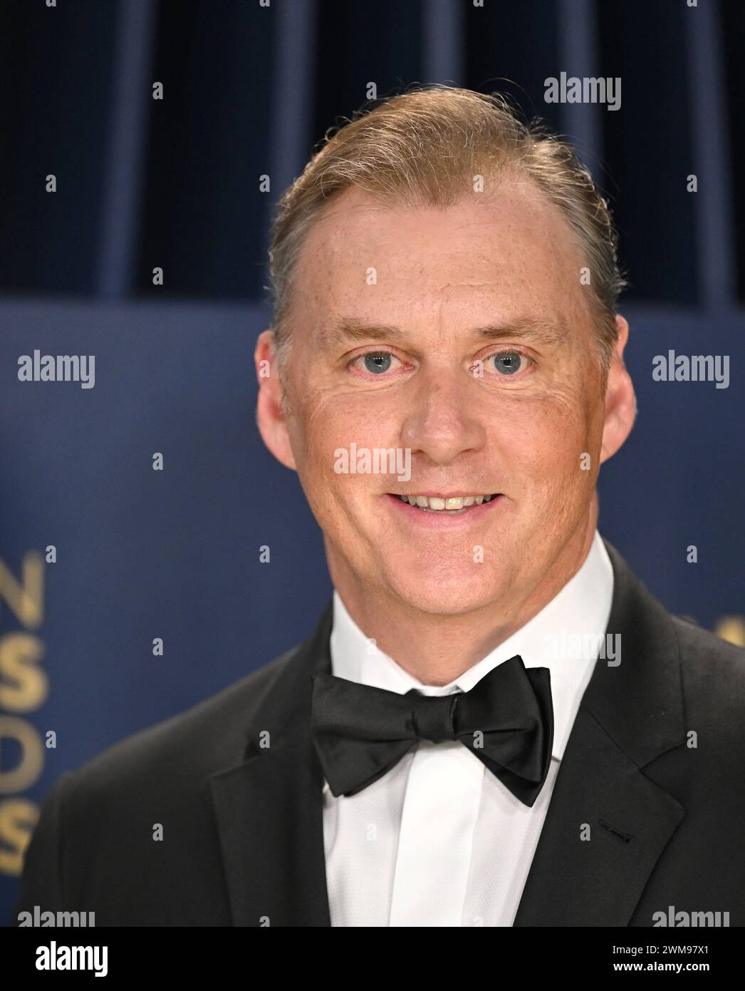 Los Angeles, Stati Uniti. 24 febbraio 2024. Los Angeles, Stati Uniti. 24 febbraio 2024. Scott Nicholson partecipa al 30° SAG Awards annuale allo Shrine Auditorium and Expo Hall di Los Angeles, California, sabato 24 febbraio 2023. Foto di Chris Chew/UPI credito: UPI/Alamy Live News credito: UPI/Alamy Live News Foto Stock