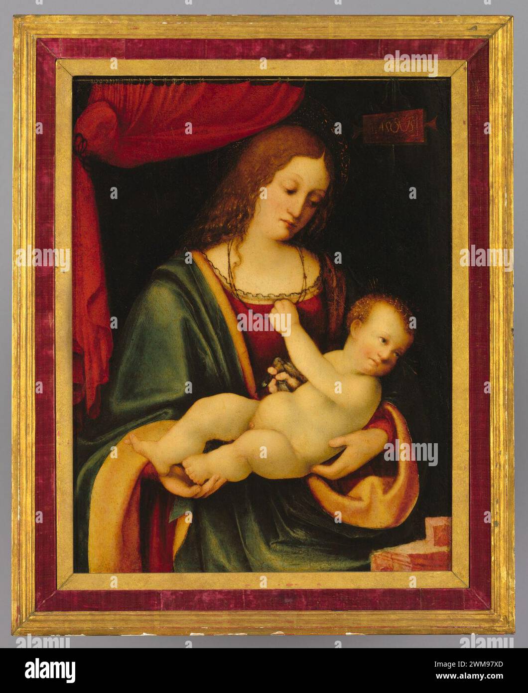 Bernardino Fasolo - Vergine con bambino Foto Stock