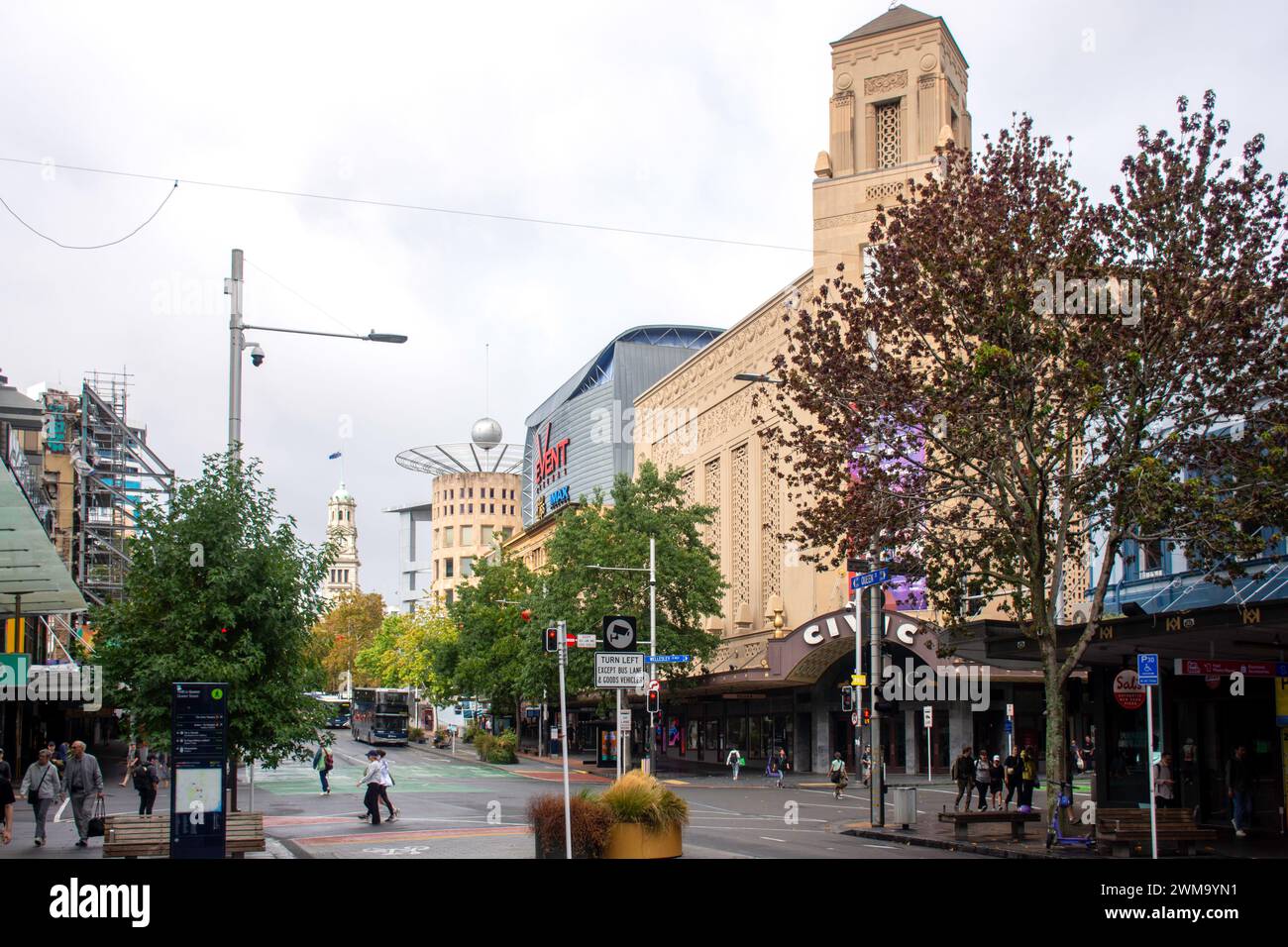 Queen Street, Auckland, Auckland Region, Nuova Zelanda Foto Stock