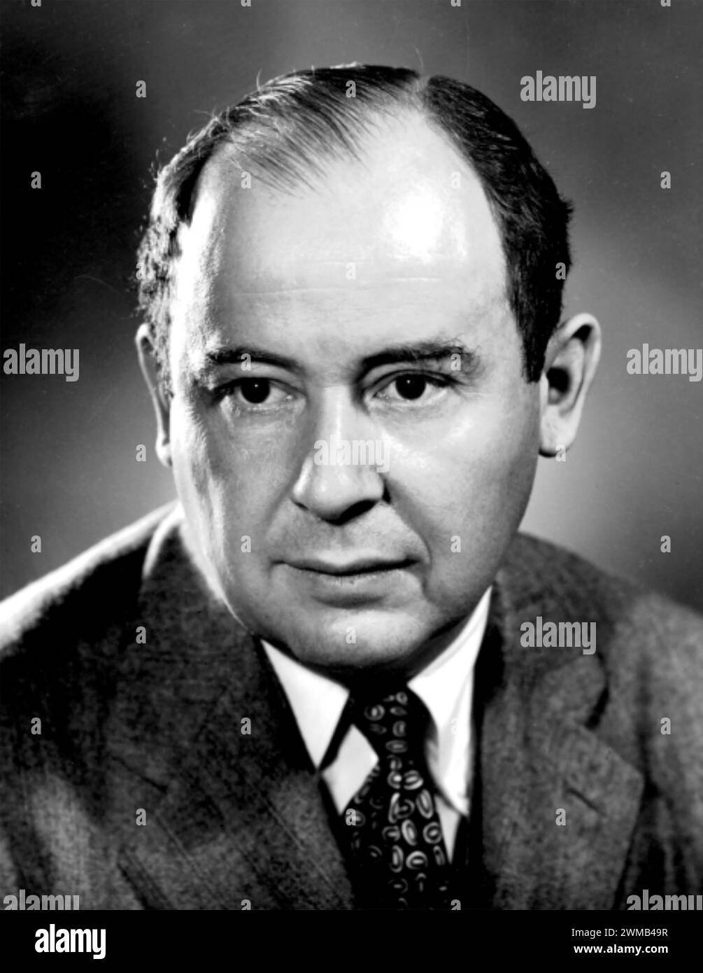 JOHN von NEUMANN (1903-1957) scienziato informatico ungherese-americano Foto Stock