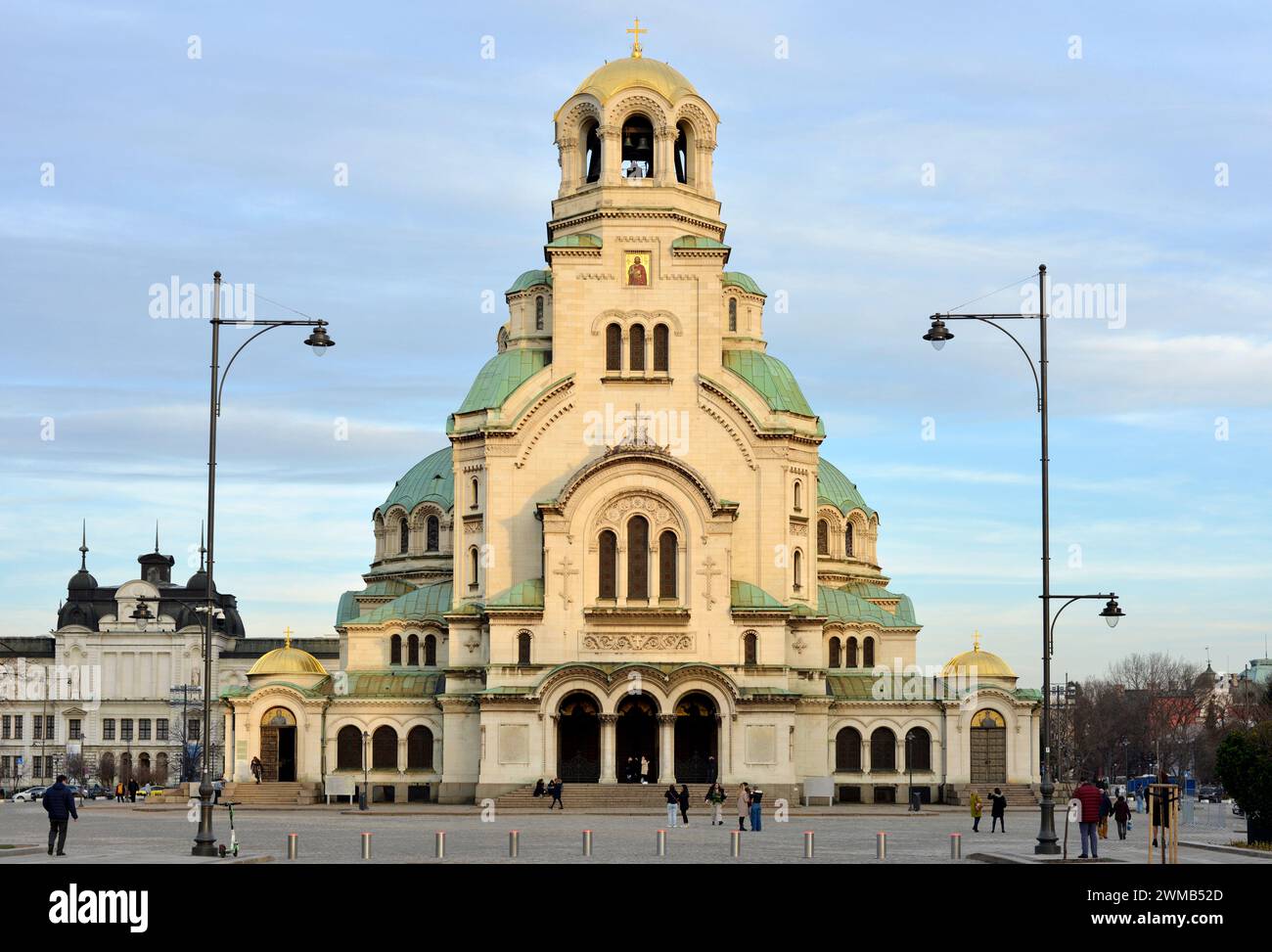 St Cattedrale ortodossa Alexander Nevsky a Sofia Bulgaria, Europa orientale, Balcani, UE Foto Stock