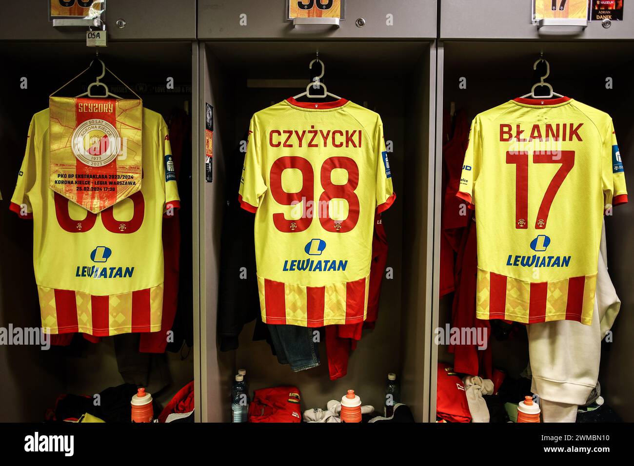 25.02.2024 Kielce Pilka nozna PKO Ekstraklasa 2023/2024 Korona Kielce - Legia Warszawa N/z foto Adam Starszynski/PressFocus 25.02.2024 Kielce Football PKO Ekstraklasa2023/2024, top Division polacca Korona Kielce - Legia Warszawa Credit Adam Starszynski/PressFocus Credit: SIPA USA/Alamy Live News Foto Stock