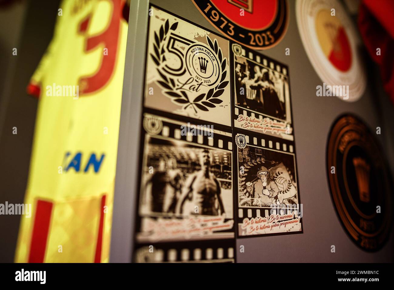 25.02.2024 Kielce Pilka nozna PKO Ekstraklasa 2023/2024 Korona Kielce - Legia Warszawa N/z foto Adam Starszynski/PressFocus 25.02.2024 Kielce Football PKO Ekstraklasa2023/2024, top Division polacca Korona Kielce - Legia Warszawa Credit Adam Starszynski/PressFocus Credit: SIPA USA/Alamy Live News Foto Stock