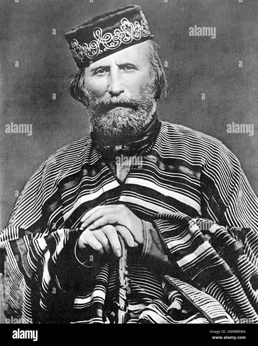 Giuseppe Garibaldi, Giuseppe Maria Garibaldi (1807 – 1882) generale italiano Foto Stock