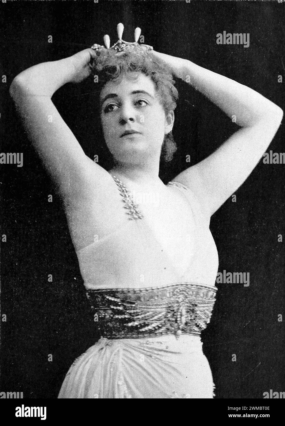 Sibyl Sanderson (1864 – 1903) è un soprano statunitense Foto Stock