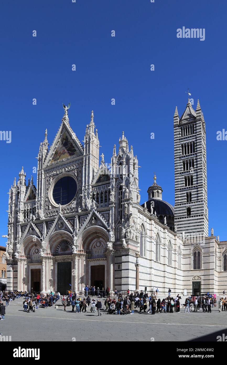 Cattedrale di Siena Tuscany Italia italiana Foto Stock