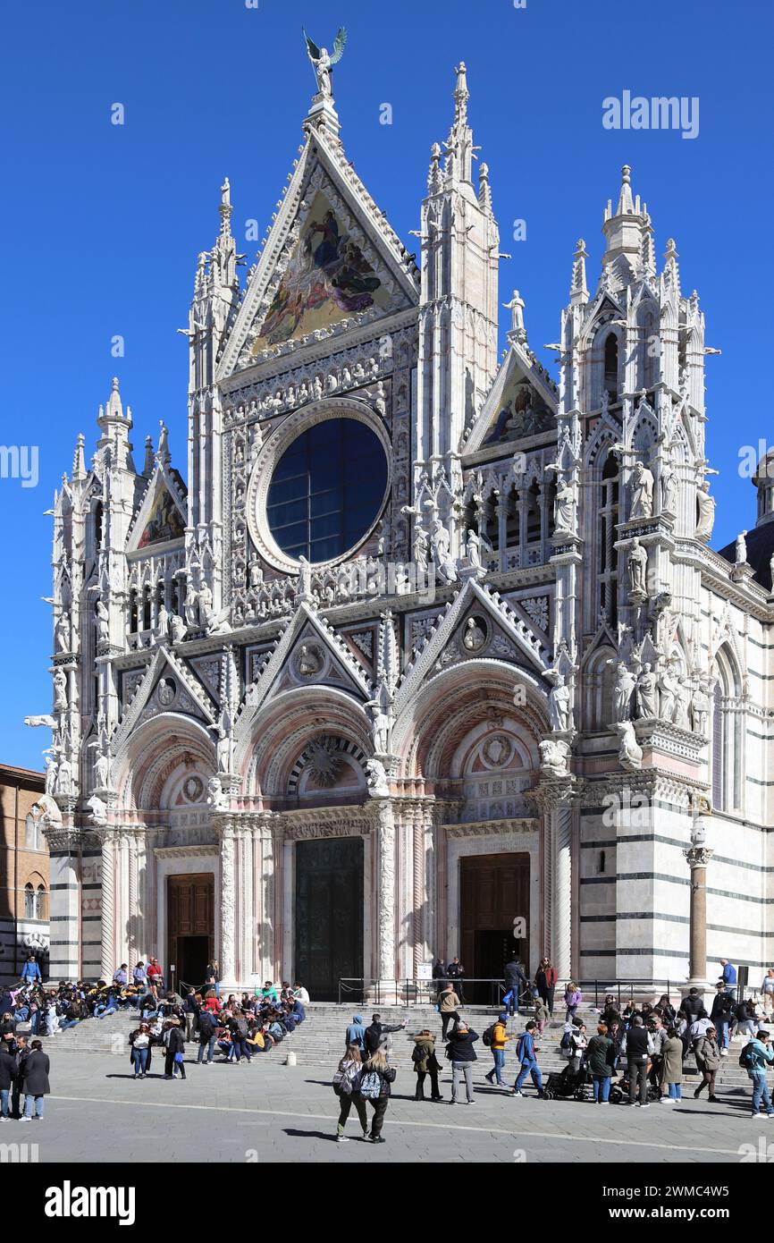 Cattedrale di Siena Tuscany Italia italiana Foto Stock