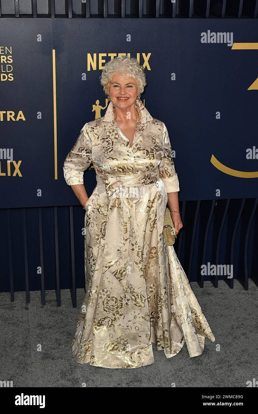 Annette Badland partecipa al 30° Annual Screen Actors Guild Awards allo Shrine Auditorium e Expo Hall il 24 febbraio 2024 a Los Angeles, California. Foto C Flanigan/imageSPACE Foto Stock