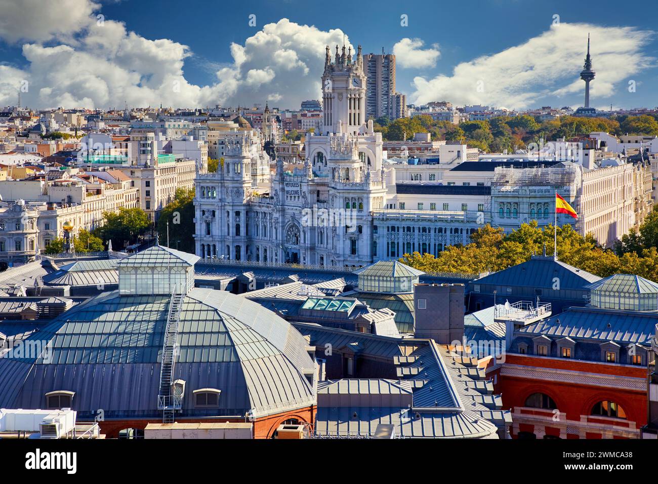 Ufficio postale principale, Casa de Correos y Telegrafos, Madrid, Spagna, Europa Foto Stock