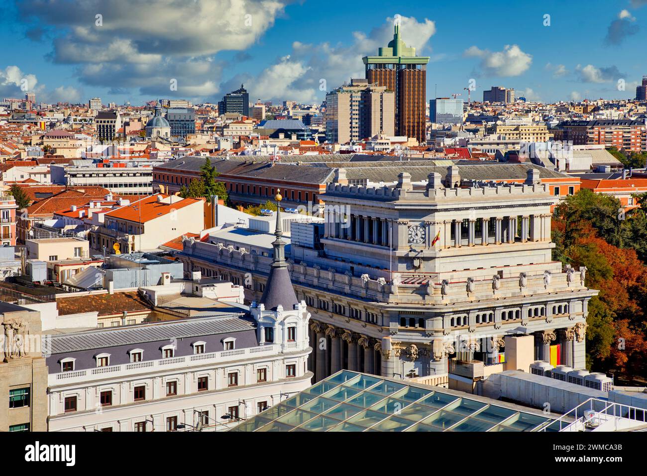Instituto Cervantes, Torres de Colon, Madrid, Spagna, Europa Foto Stock