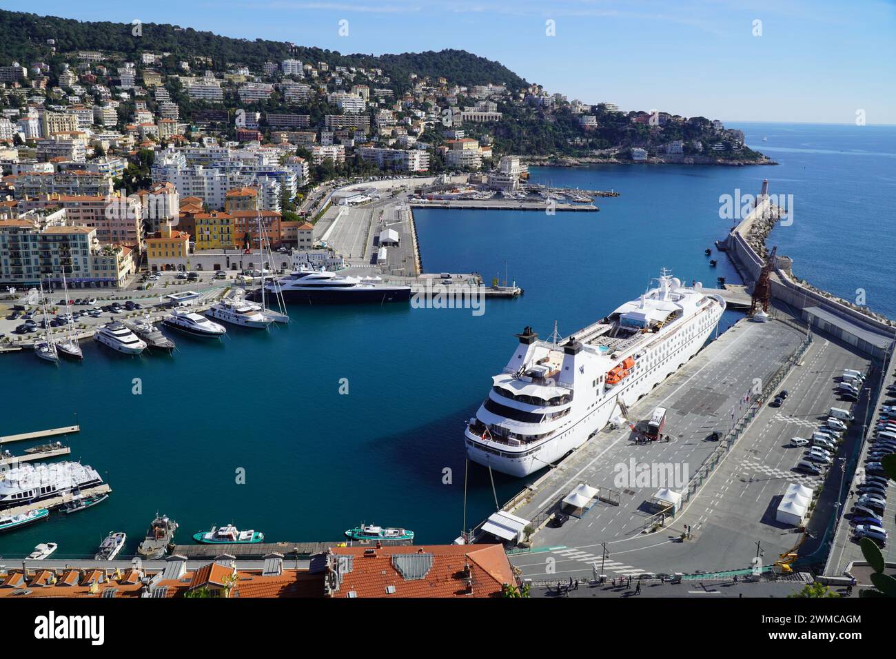 Porto di Nizza, Francia Foto Stock