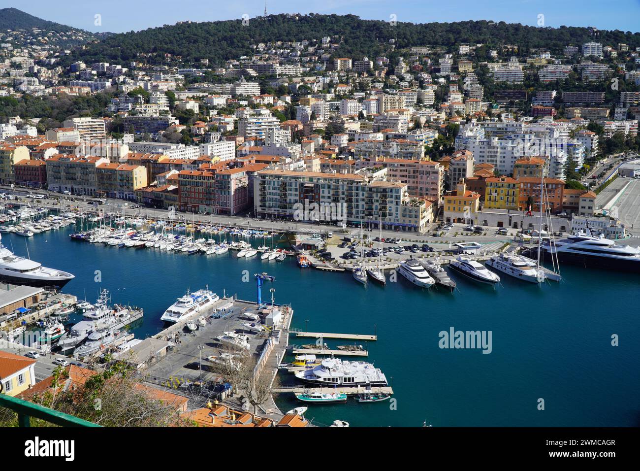Porto di Nizza, Francia Foto Stock