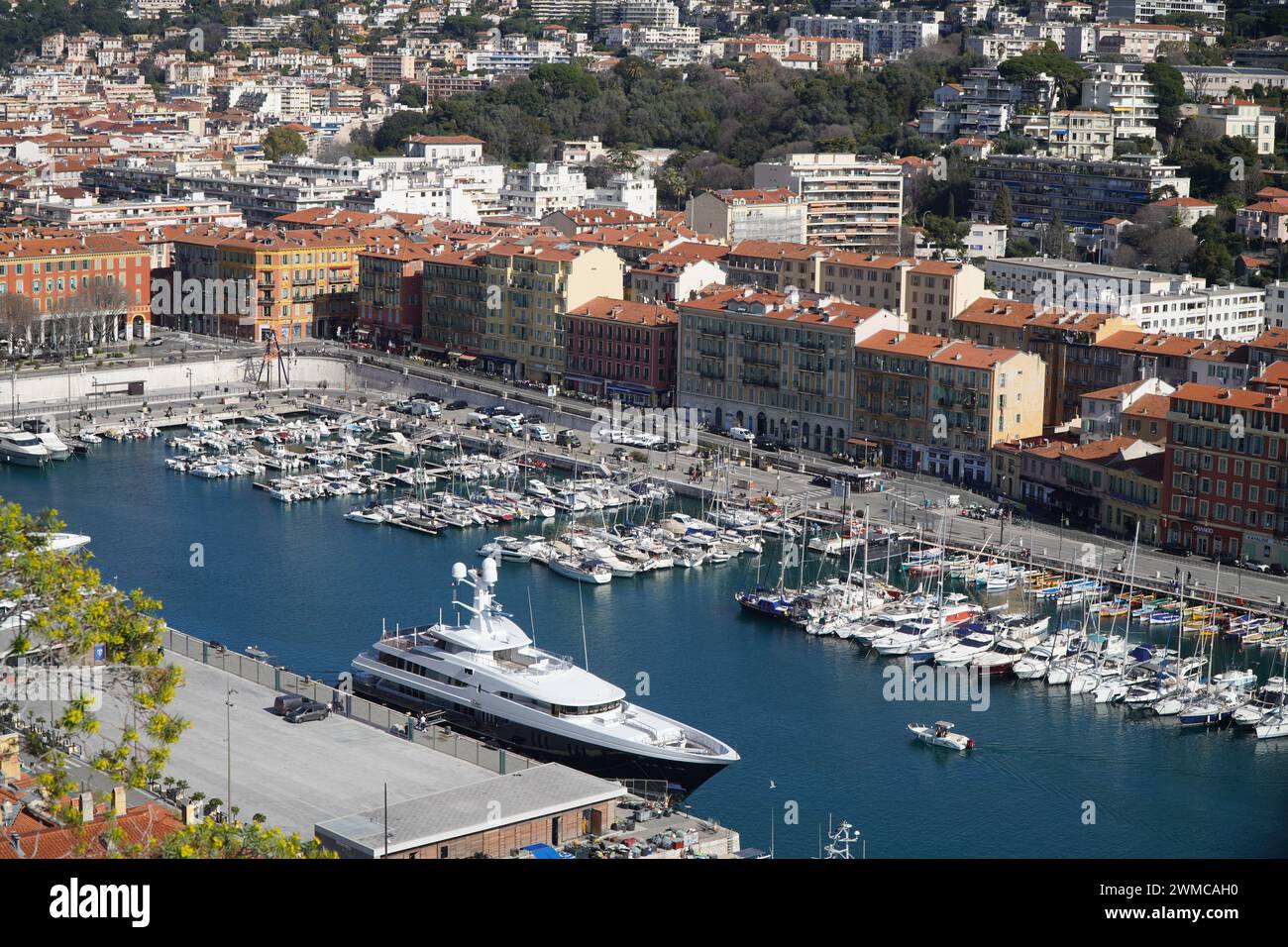 Porto di Nizza, Francia Foto Stock