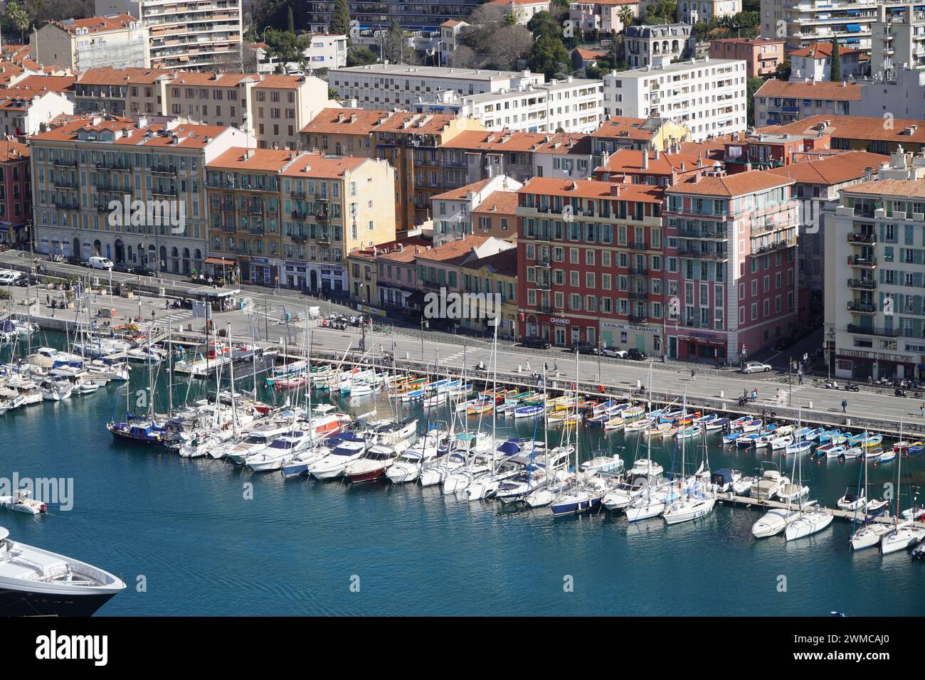 Porto di Nizza, Francia Foto Stock