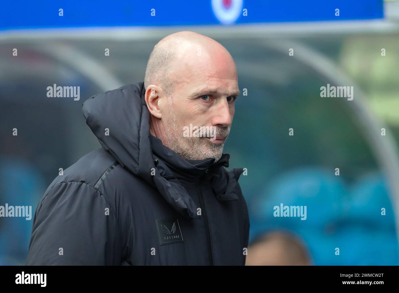 Philippe Clement, allenatore e allenatore del Rangers Football Club, Ibrox Stadium, Glasgow, Scozia, Regno Unito Foto Stock