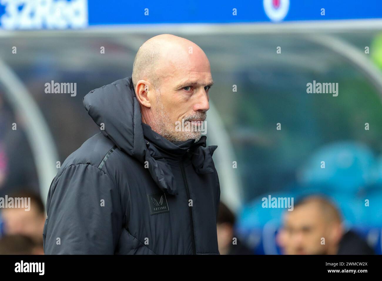 Philippe Clement, allenatore e allenatore del Rangers Football Club, Ibrox Stadium, Glasgow, Scozia, Regno Unito Foto Stock