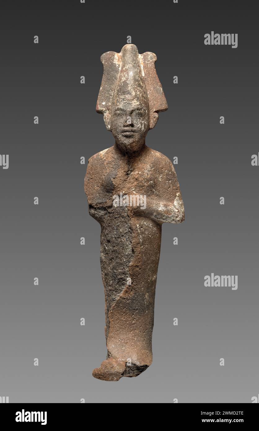 Statuetta di Osiride, 1295–1069 a.C. Egitto, nuovo Regno (1540–1069 a.C.), dinastie 19–20 Foto Stock